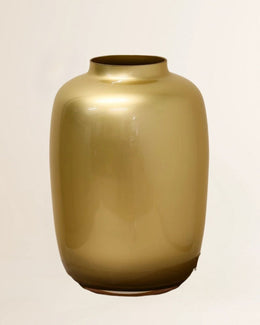 Gouden glazen vaas