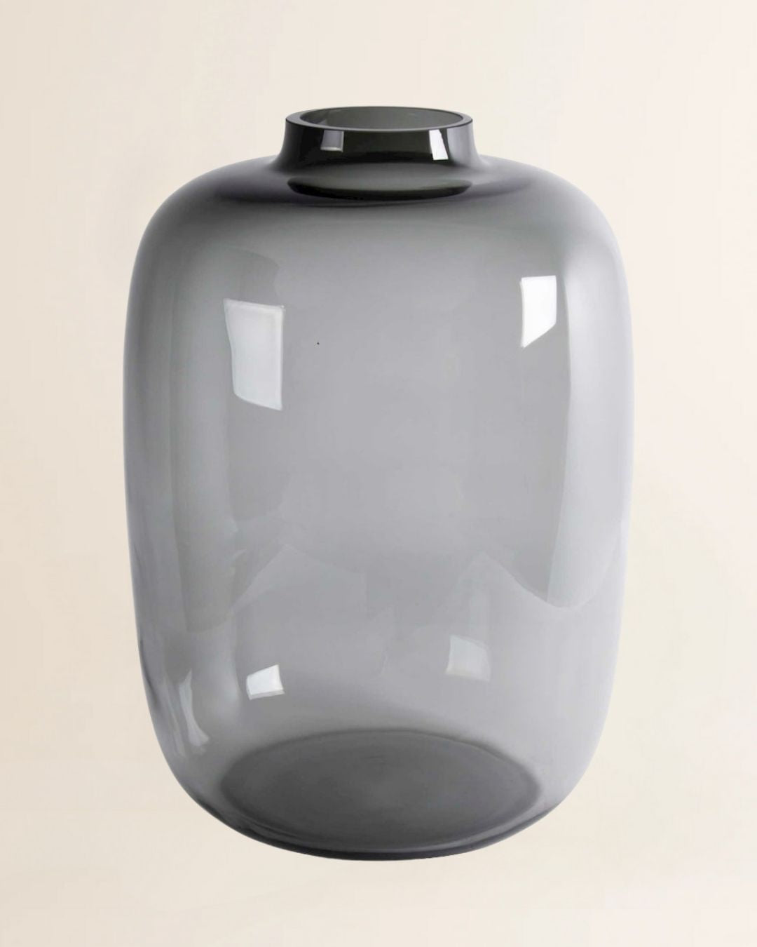 Vaas - Zwart glas - Black smoke