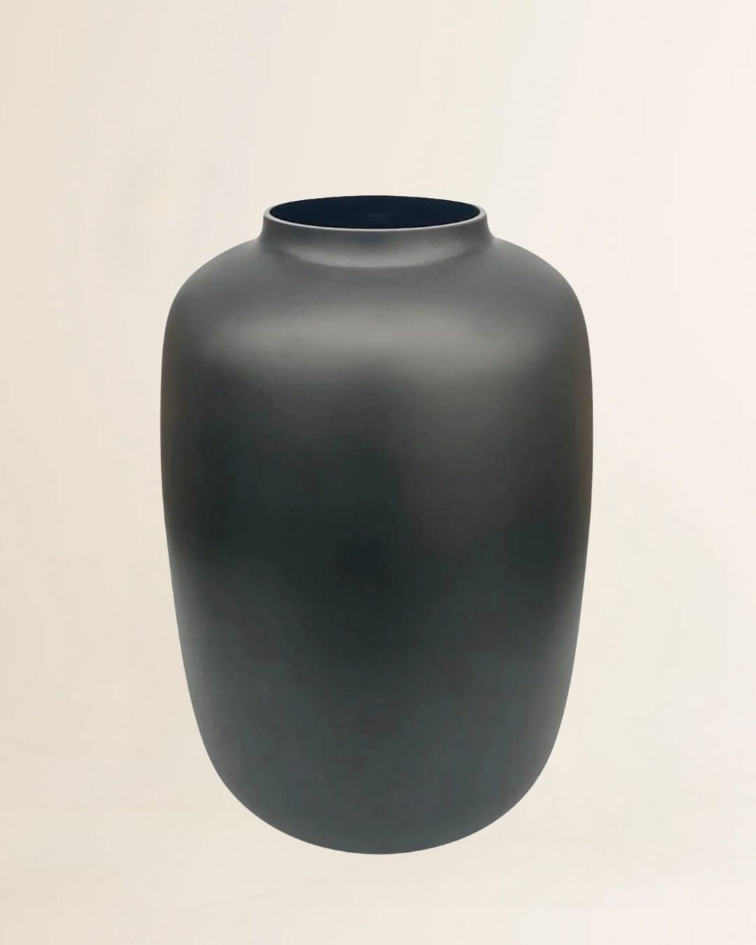 Vaas - zwart matt - glas