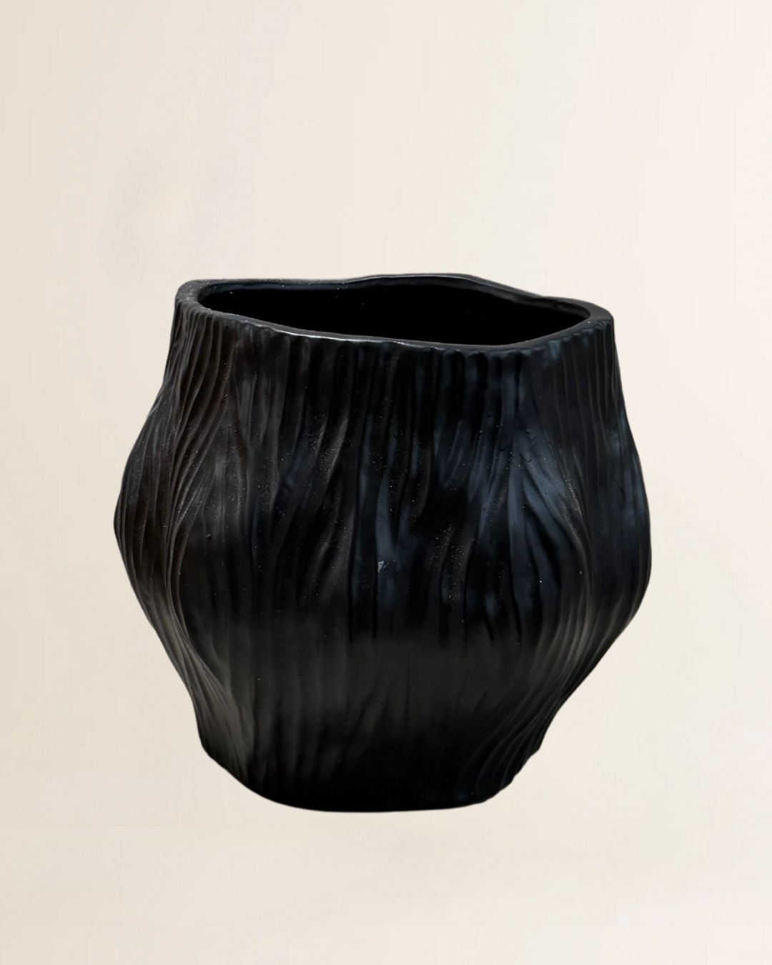 Vaas - Zwart - Ribbel