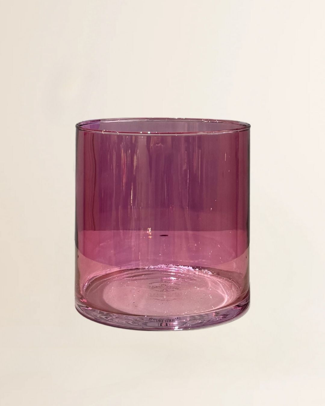 Vaas - Glas Roze - Groot