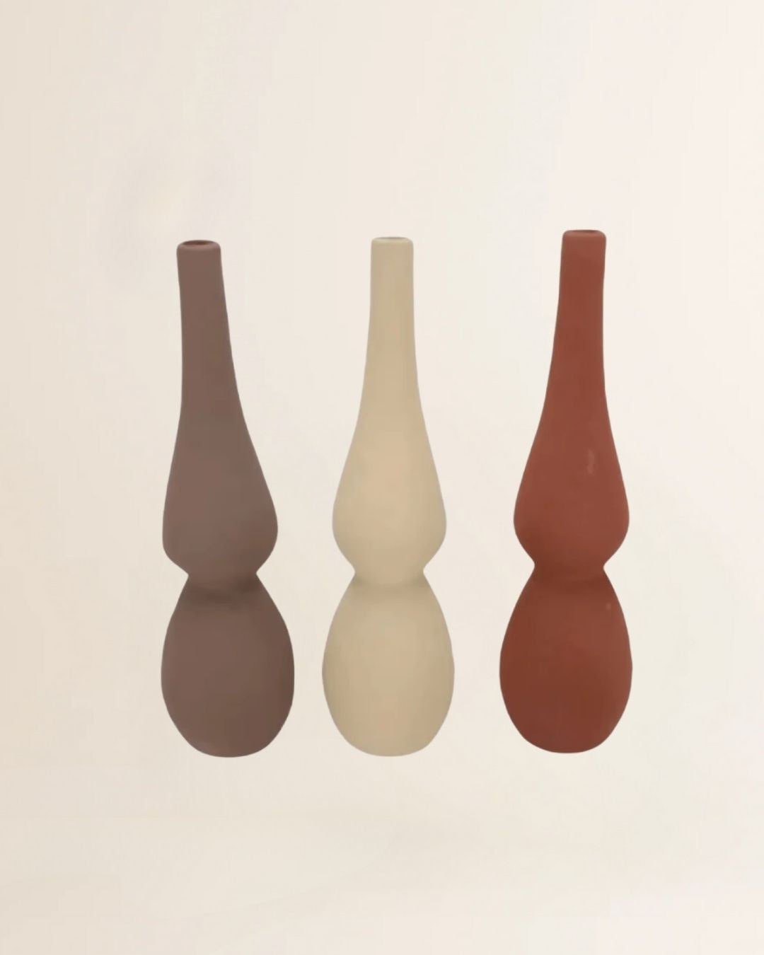 Indre woods brown/sand bottle 9x9x35cm- per stuk - 3 kleuren