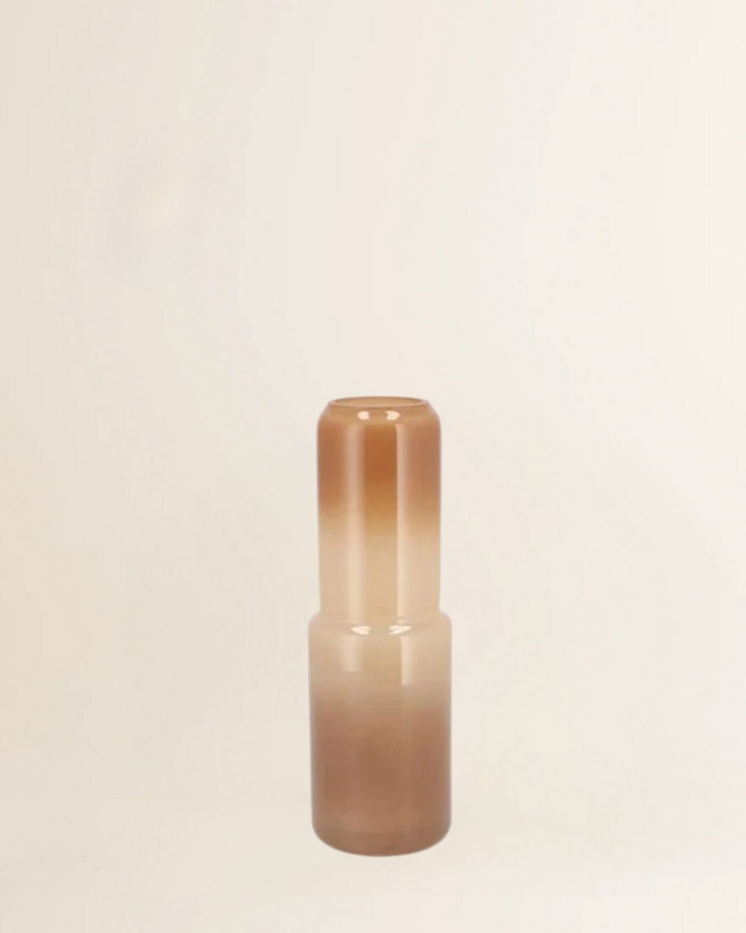 May natural brown vase long 9x9x25cm