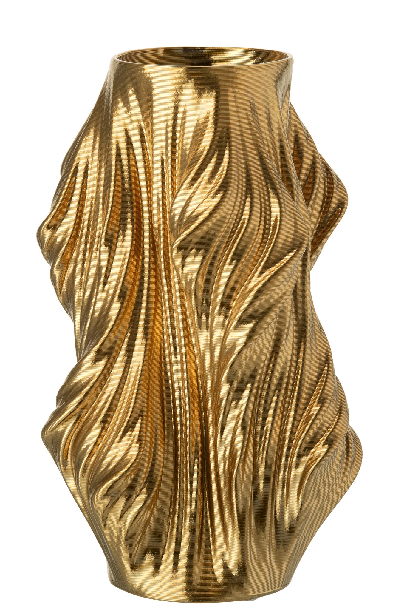 Vase-3D-Printing-Irregular-Porcelain-Gold-Colored1