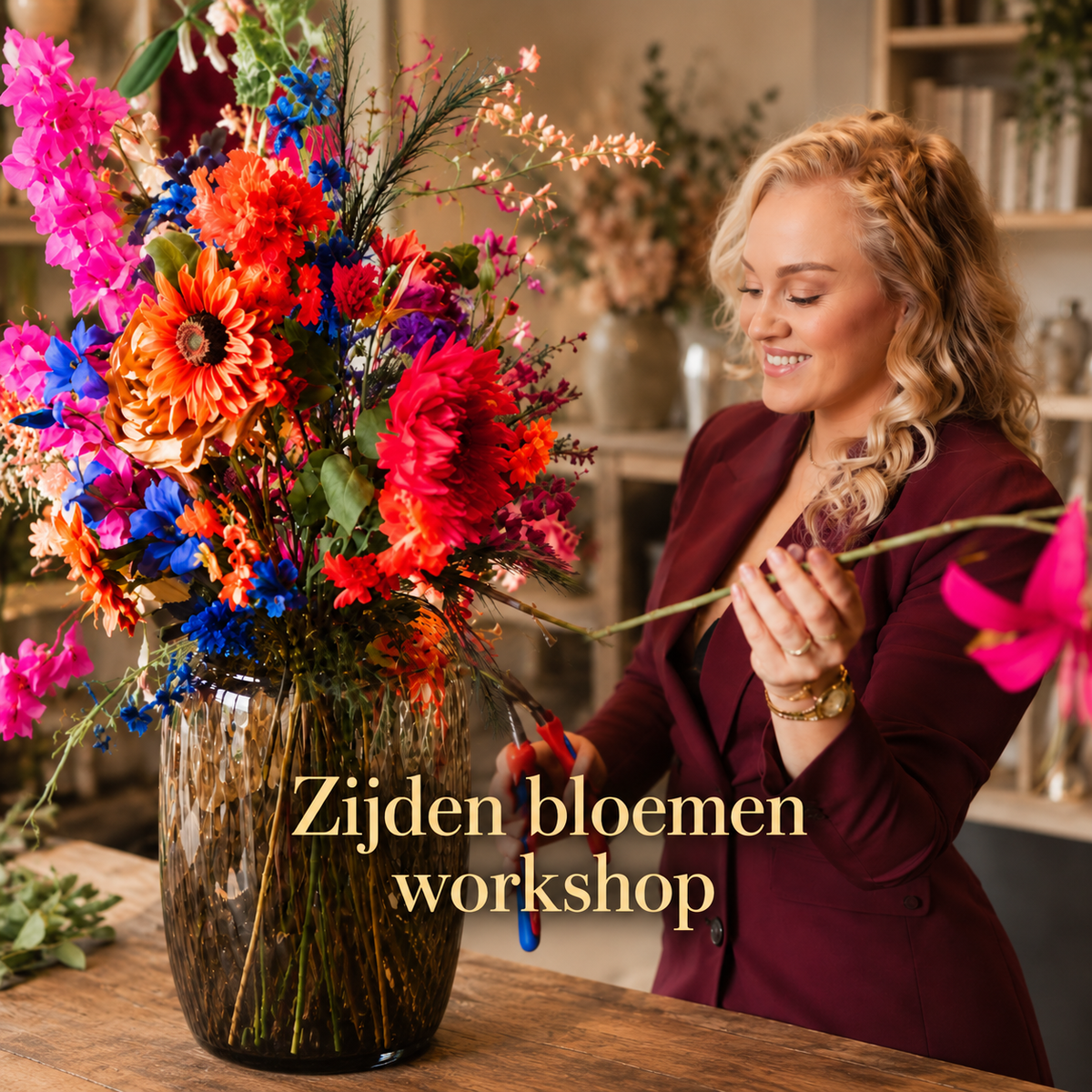 Workshop - maak je eigen zijden boeket