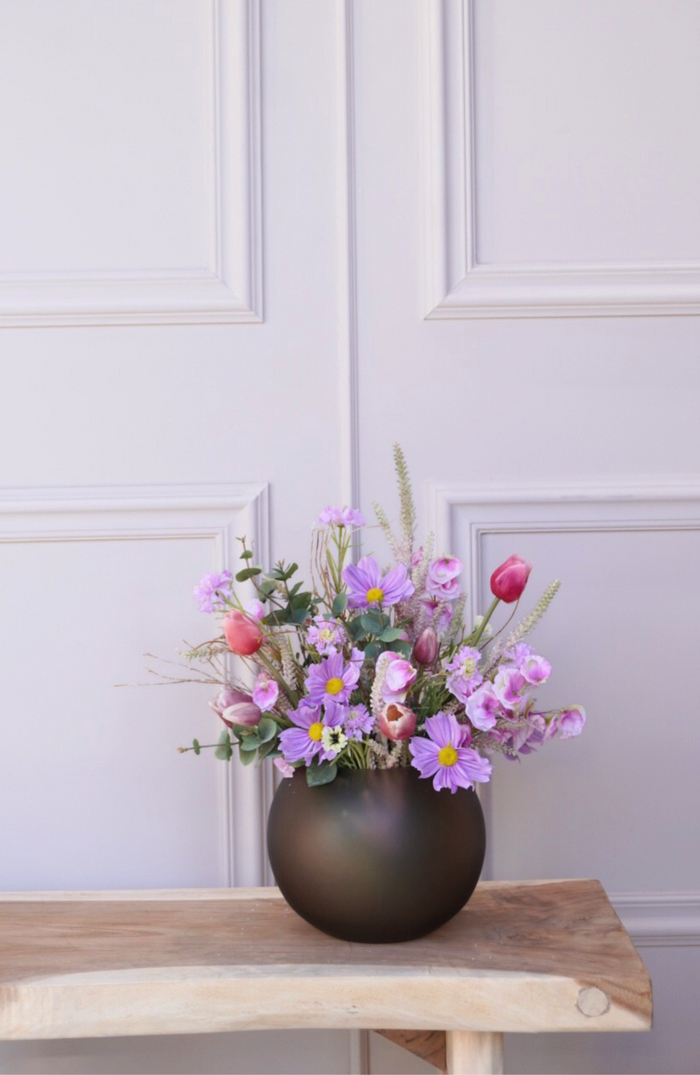 Tulpenboeket Roze - zijden kunstbloemen