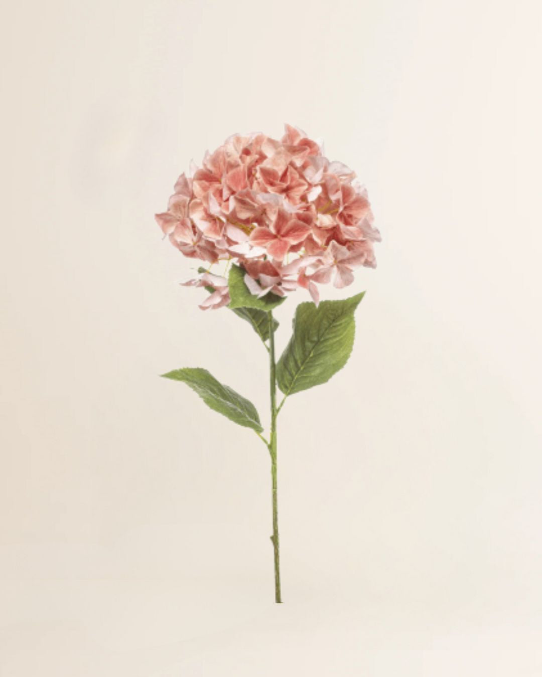 Hortensia oranje - zijdenbloemen - kunstbloemen - XL 90 cm