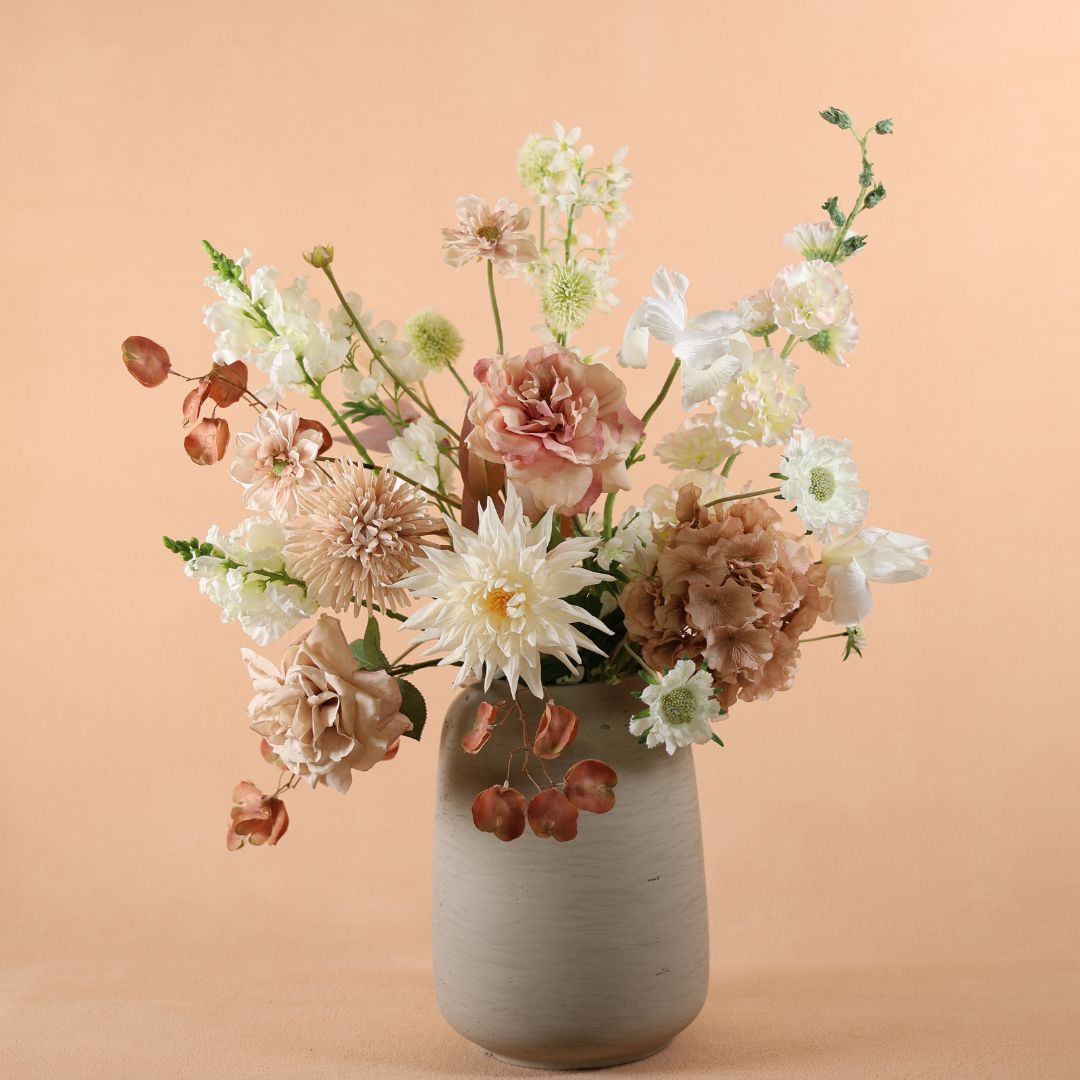 Nude Royaal- zijden boeket