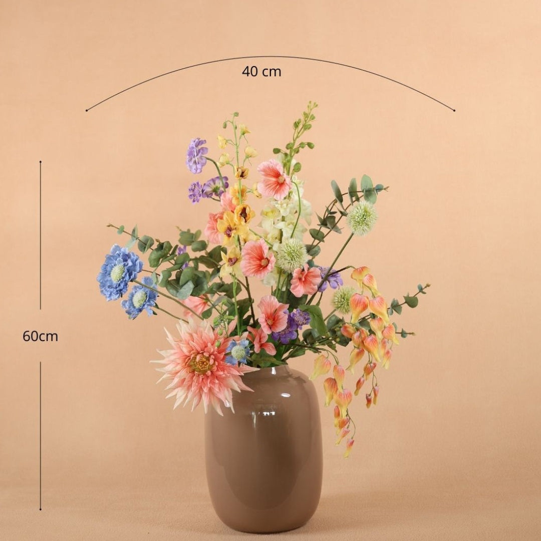 Pastel Zijden Valentijn Boeket