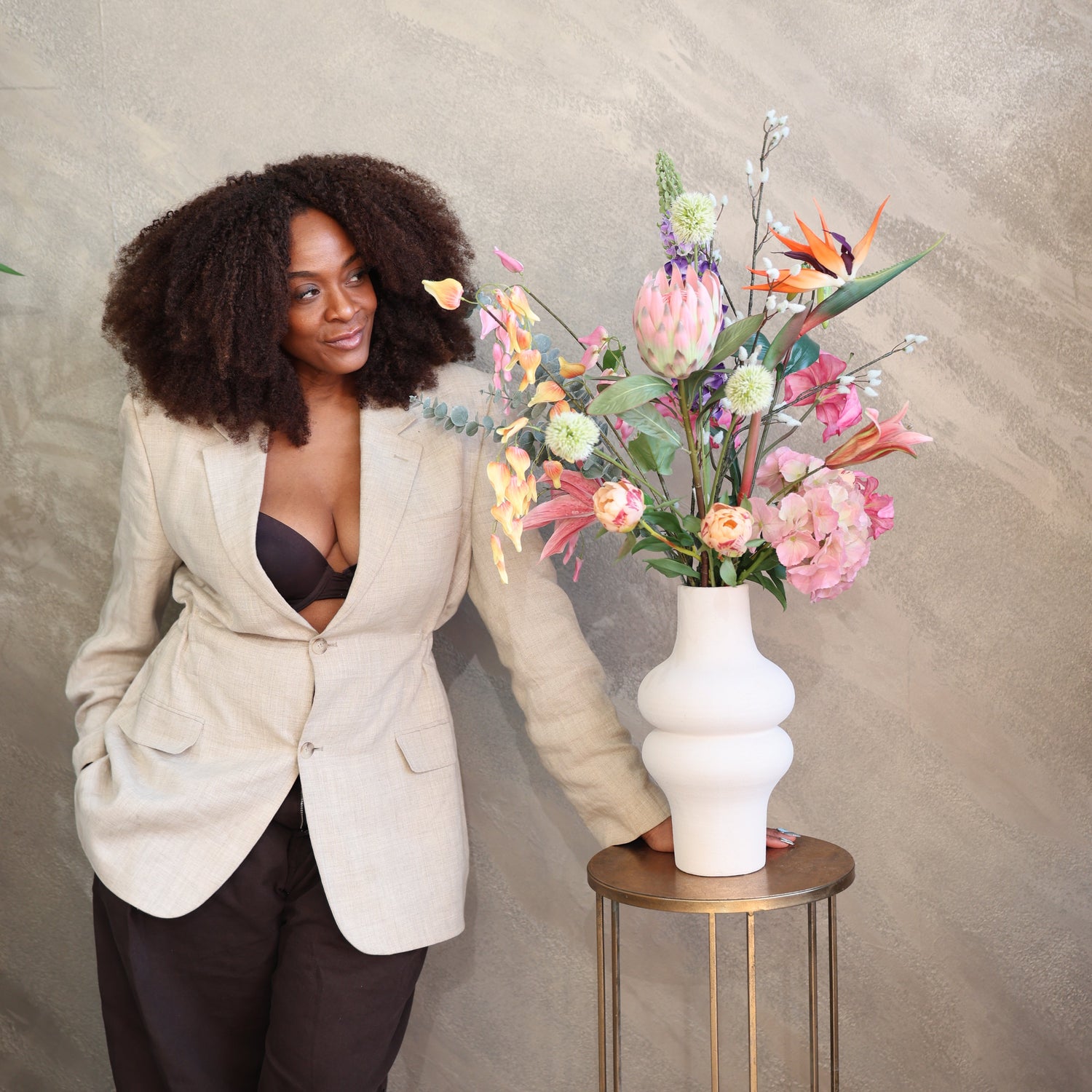 Zijdenboeket Maureen powel