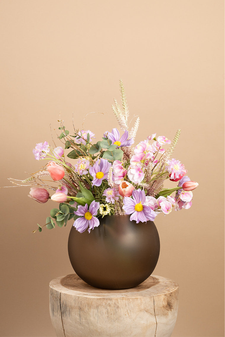 Tulpenboeket Roze - zijden kunstbloemen