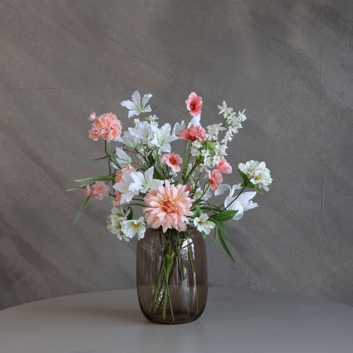 Zijden boeket - Madame Peach Petit