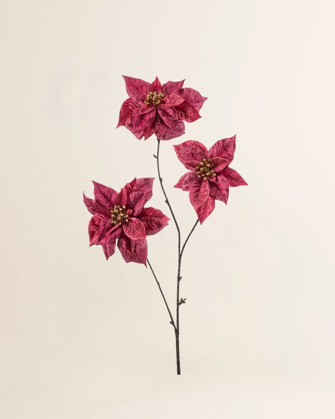Poinsettia tak X3 Pink 80 cm