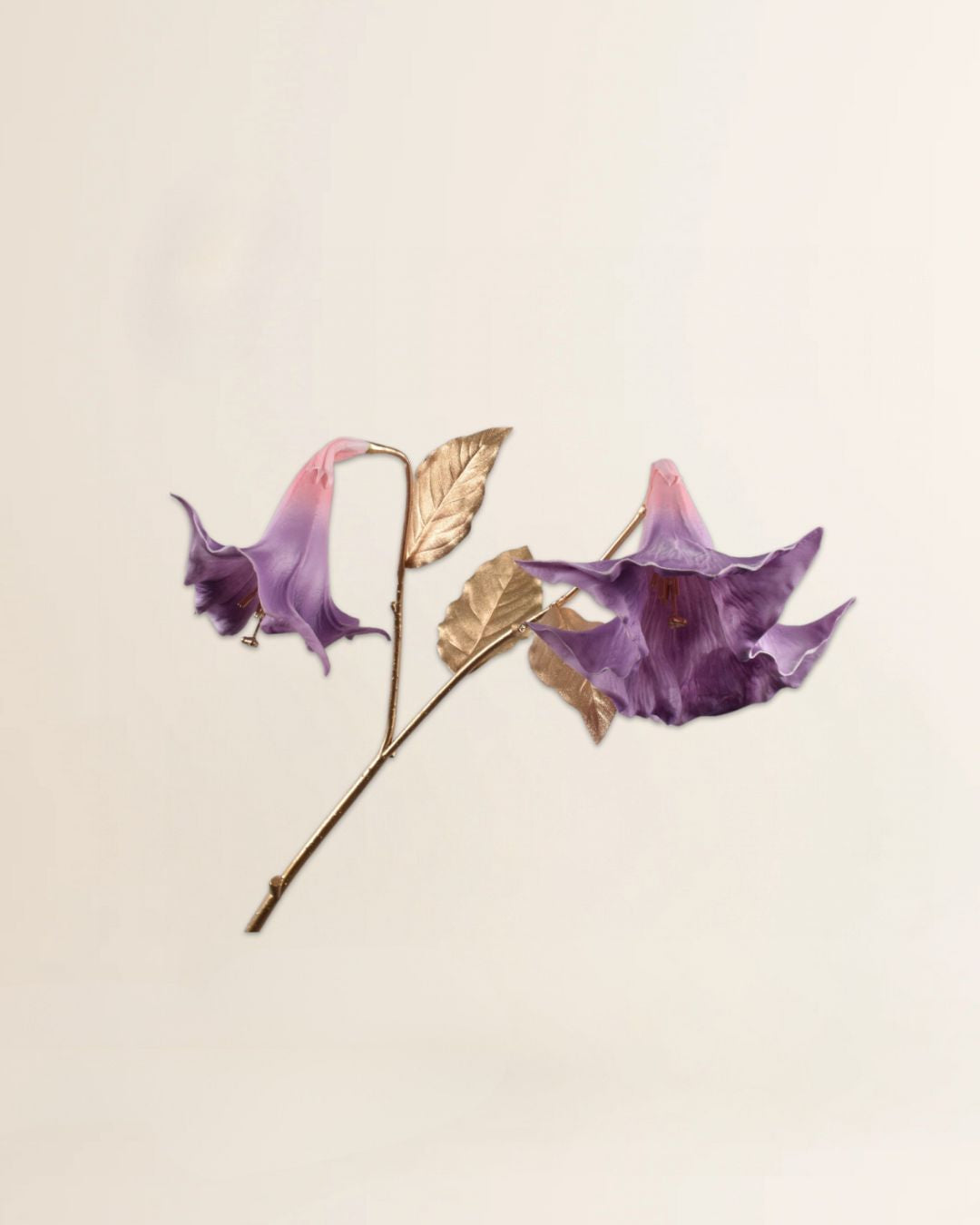 Datura tak goud/paars 123 cm