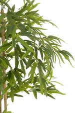Bamboo Pot Artificial Green - Luxe zijden bloemen boeket - Kunstbloemen van Sharon Flowers