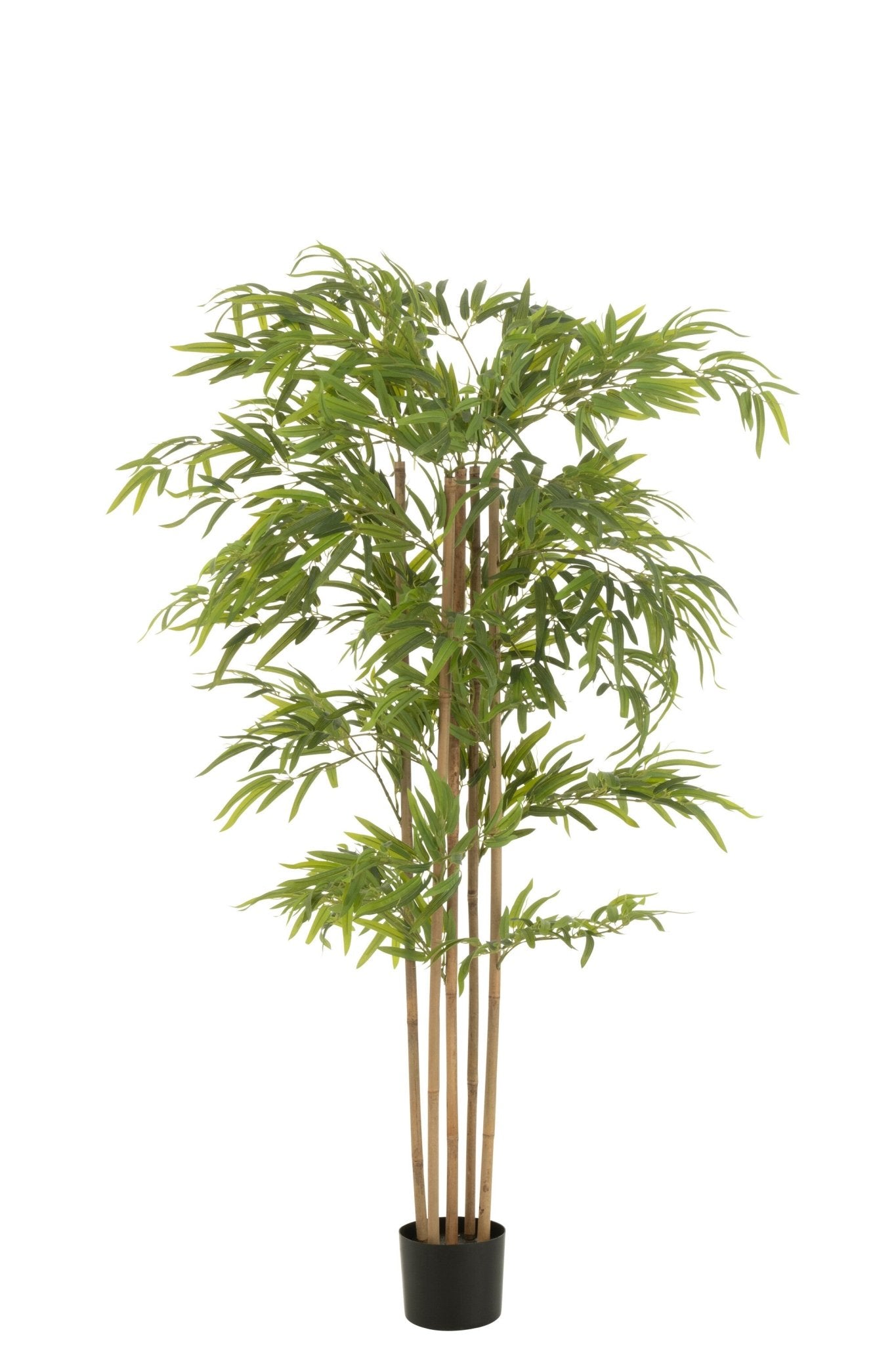 Bamboo Pot Artificial Green - Luxe zijden bloemen boeket - Kunstbloemen van Sharon Flowers
