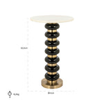 Bijzettafel Barbara black (Black) – aanzicht 3