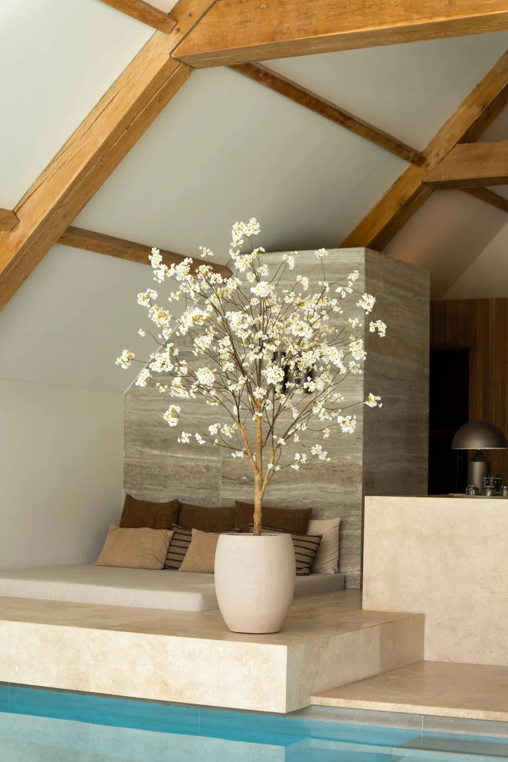 Bloesem boom crème 180cm