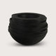 Bowl Roza Zwart Mat D65 H45 - Luxe zijden bloemen boeket - Kunstbloemen van Sharon Flowers