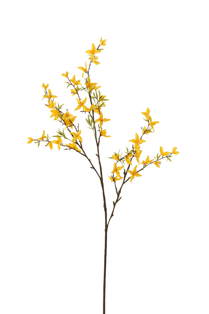 Branch Forsythia Plastic Yellow