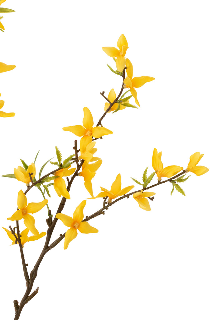 Branch Forsythia Plastic Yellow