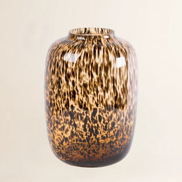 Vaas - Cheetah bruin -  glas
