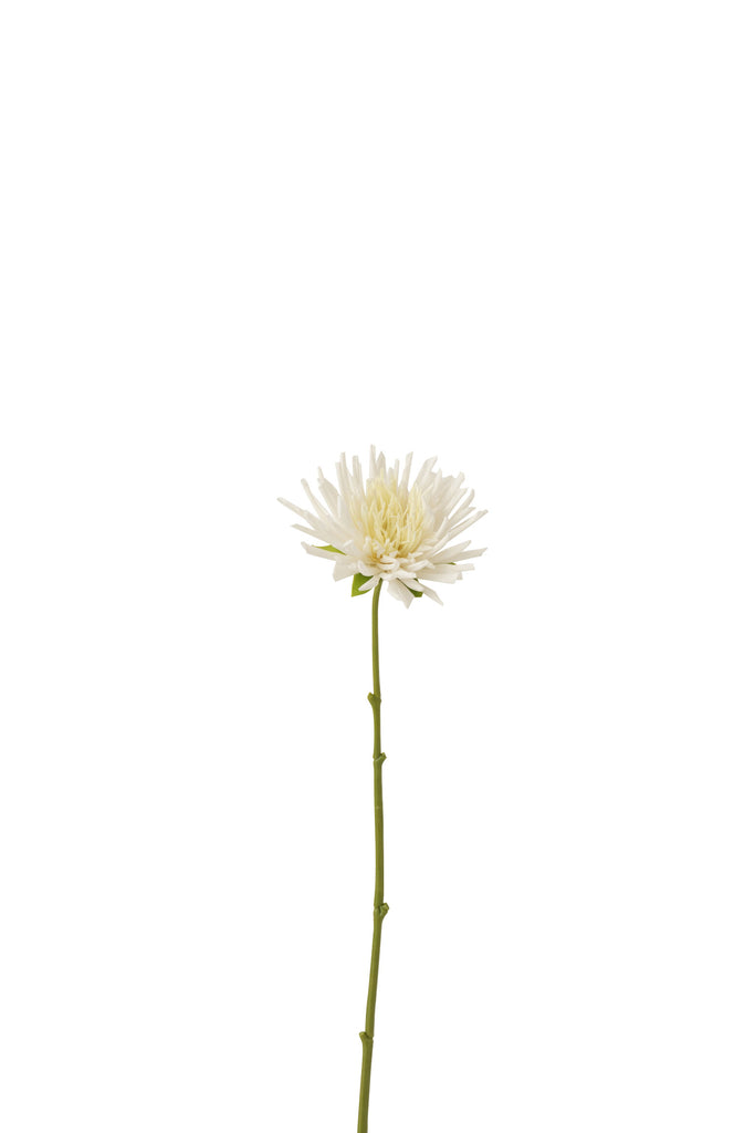 Chrysant Mini Plastic White Small