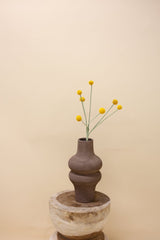 Craspedia geel 67 cm - Luxe zijden bloemen boeket - Kunstbloemen van Sharon Flowers