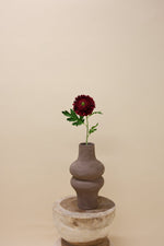 Dahlia Capitol bordeaux 55cm - Luxe zijden bloemen boeket - Kunstbloemen van Sharon Flowers
