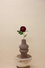 Dahlia Capitol bordeaux 55cm - Luxe zijden bloemen boeket - Kunstbloemen van Sharon Flowers
