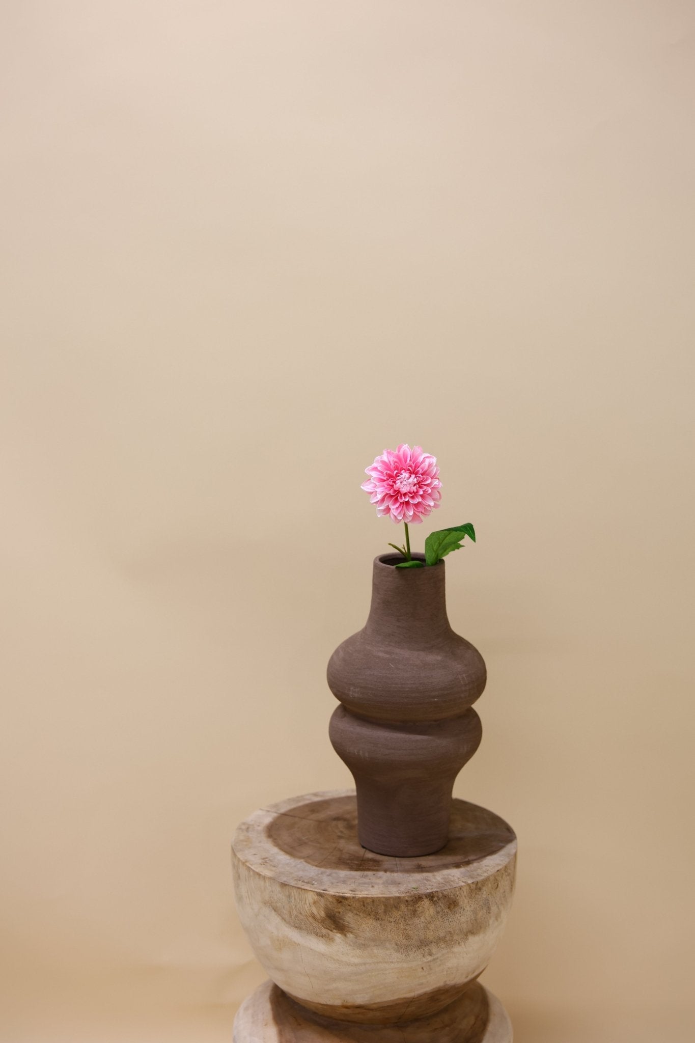 Dahlia George roze 50 cm - Luxe zijden bloemen boeket - Kunstbloemen van Sharon Flowers
