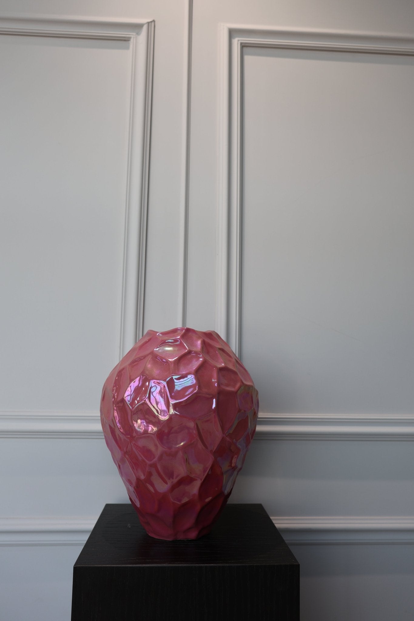 Ecri vaas Luxe - Roze - Luxe zijden bloemen boeket - Kunstbloemen van Sharon Flowers