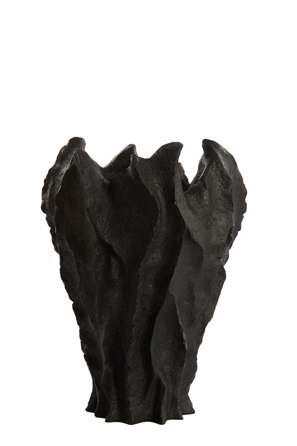 Vase deco 24,5x35,5 cm FEDERICO matt black