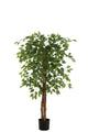 Ficus Tree Pot Artificial Bright Green - Luxe zijden bloemen boeket - Kunstbloemen van Sharon Flowers