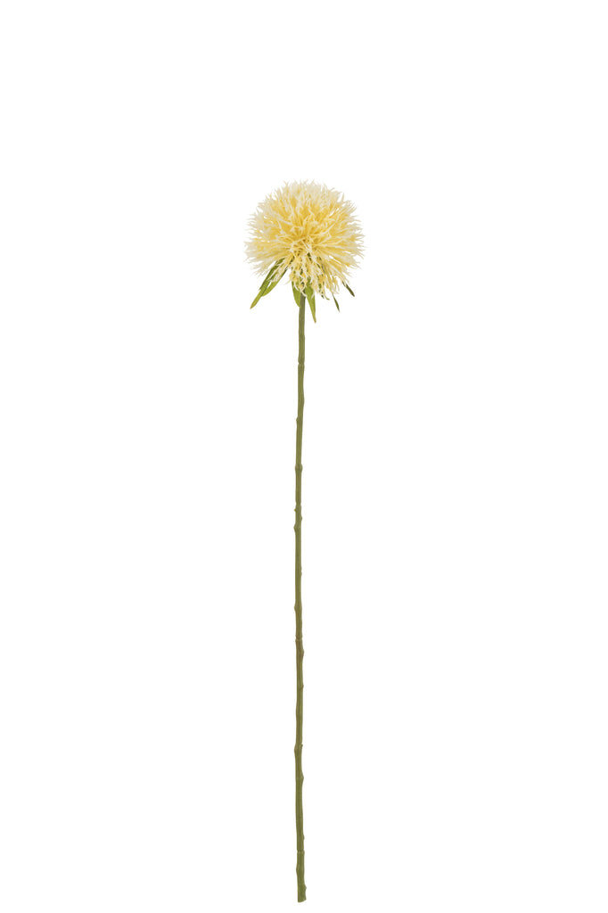 Flower Allium Plastic Light Yellow S