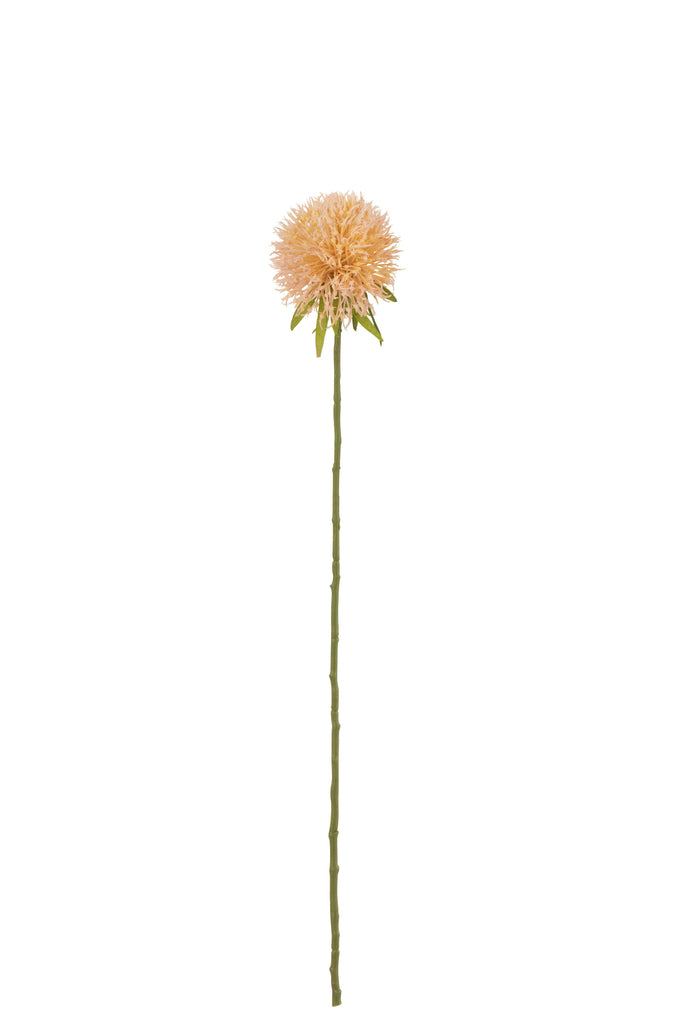 Flower Allium Plastic Pink Peach S