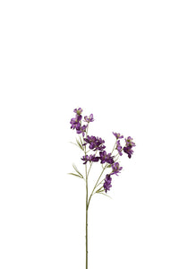 Flower Delphinium 2Parts Plastic Dark Purple