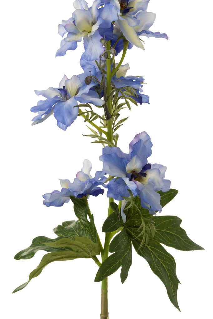 Flower Delphinium Plastic Light Blue