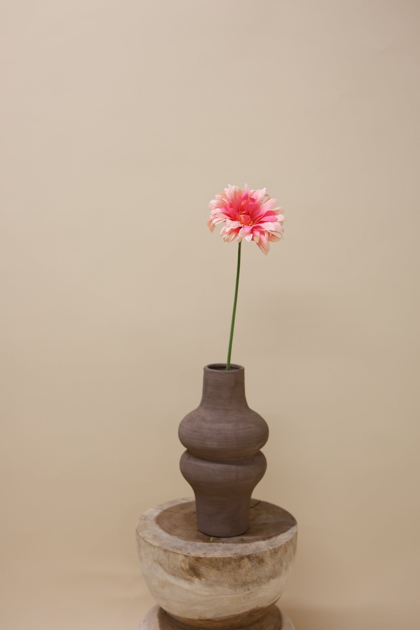 Gerbera Lotte roze - Luxe zijden bloemen boeket - Kunstbloemen van Sharon Flowers