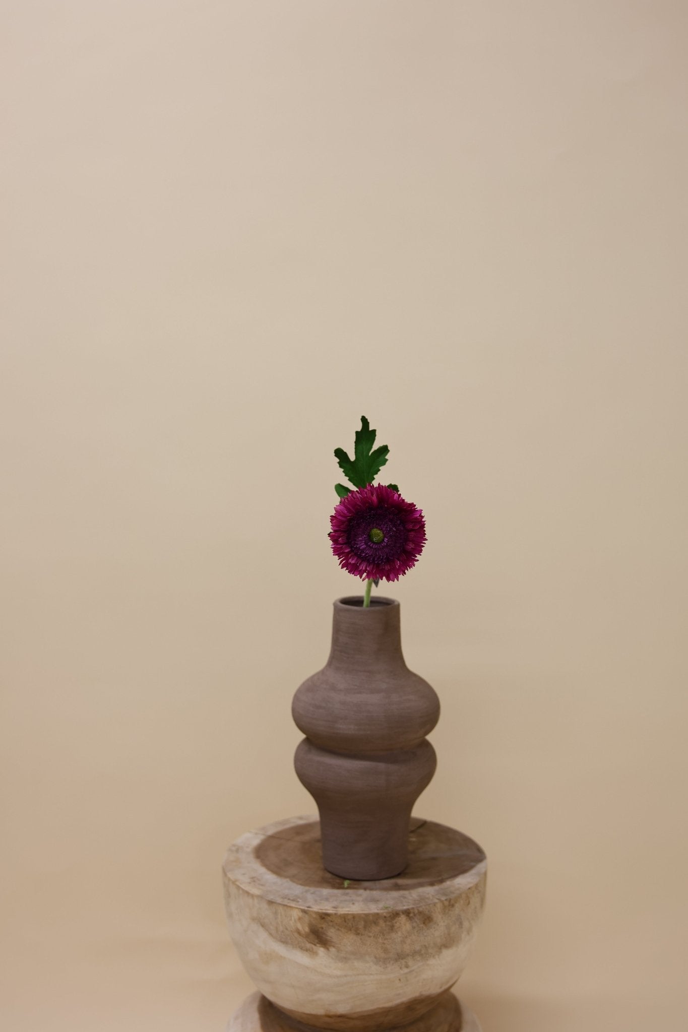 Gerbera paars 67 cm - Luxe zijden bloemen boeket - Kunstbloemen van Sharon Flowers