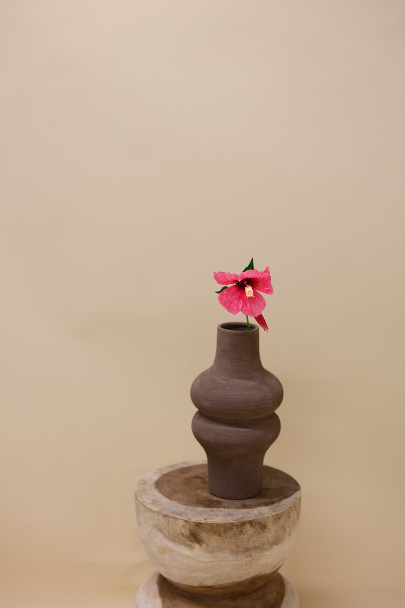 Hibiscus roze 73 cm - Luxe zijden bloemen boeket - Kunstbloemen van Sharon Flowers
