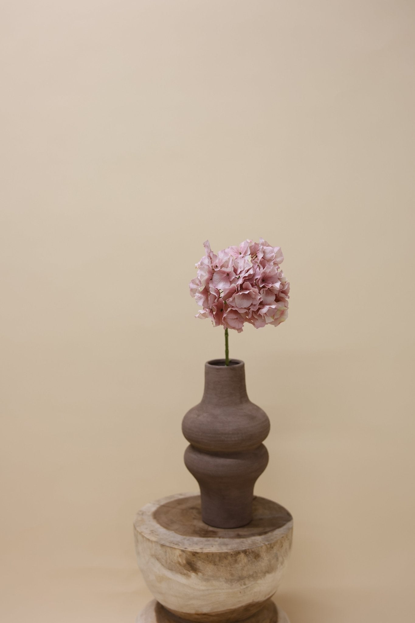 Hortensia steel roze 72 cm - Luxe zijden bloemen boeket - Kunstbloemen van Sharon Flowers