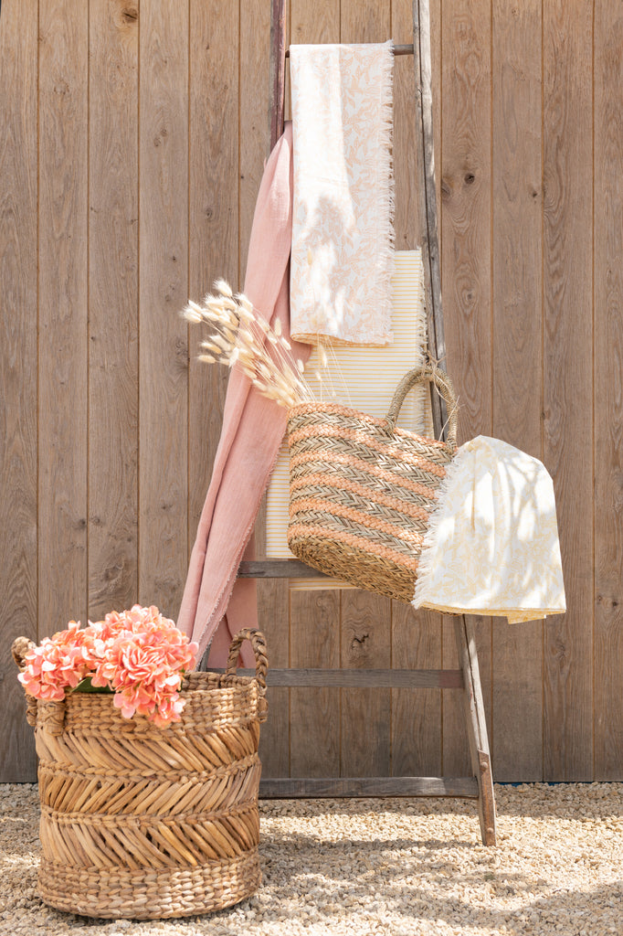 Hydrangea Fabric Light Coral Pink