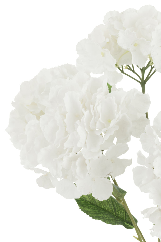 Hydrangea Bunch Artificial White