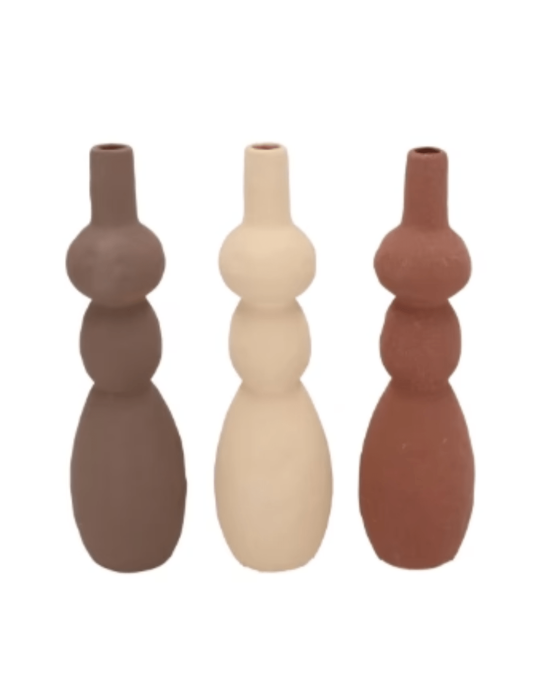 Indre woods bottle 8x8x29cm - per stuk - 3 kleuren - Luxe zijden bloemen boeket - Kunstbloemen van Sharon Flowers