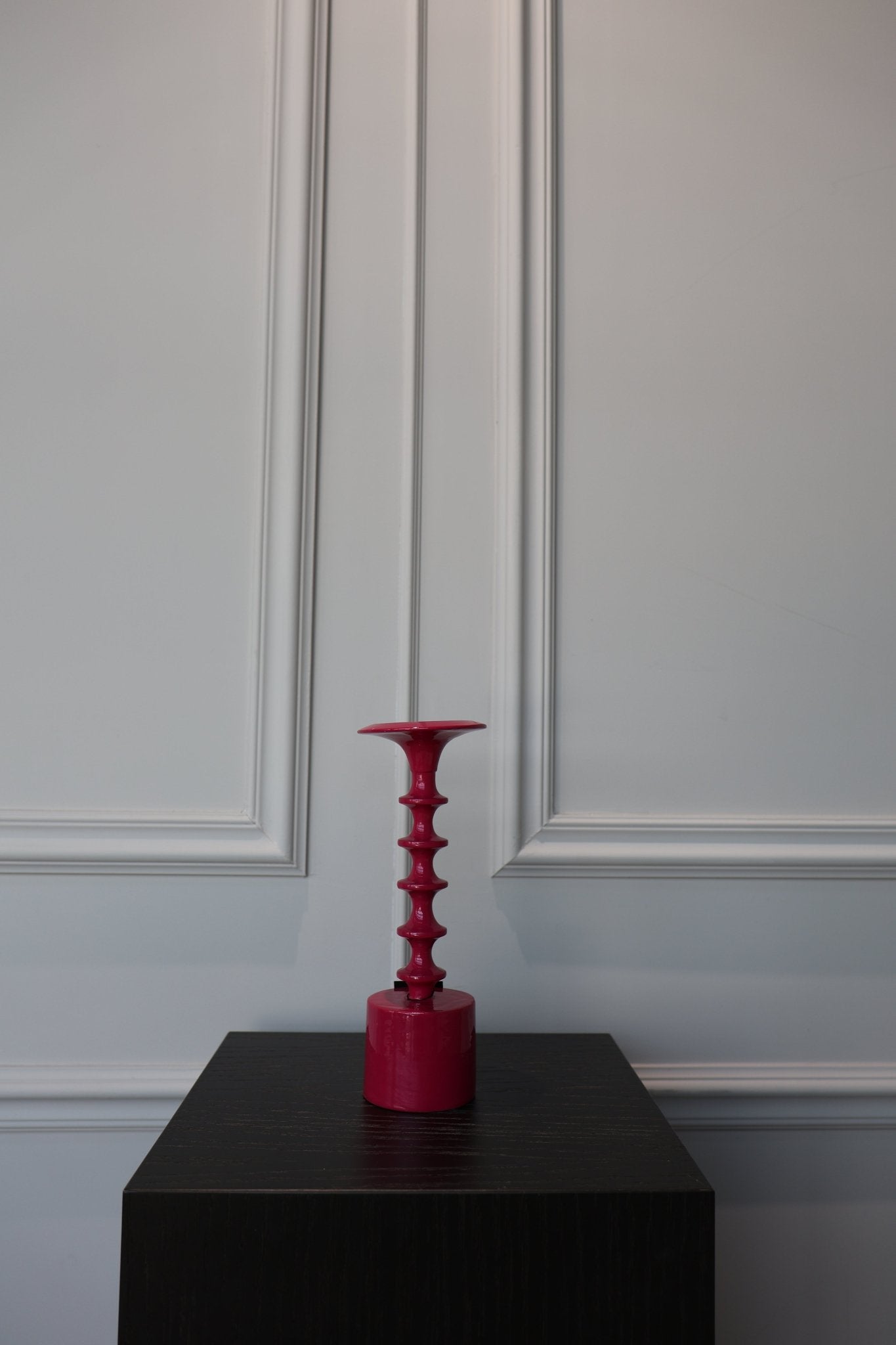 Kandelaar - Roze - Luxe zijden bloemen boeket - Kunstbloemen van Sharon Flowers