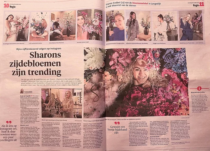 krant-Sharon-flowers-bloemen-purmerend-bloemstyling
