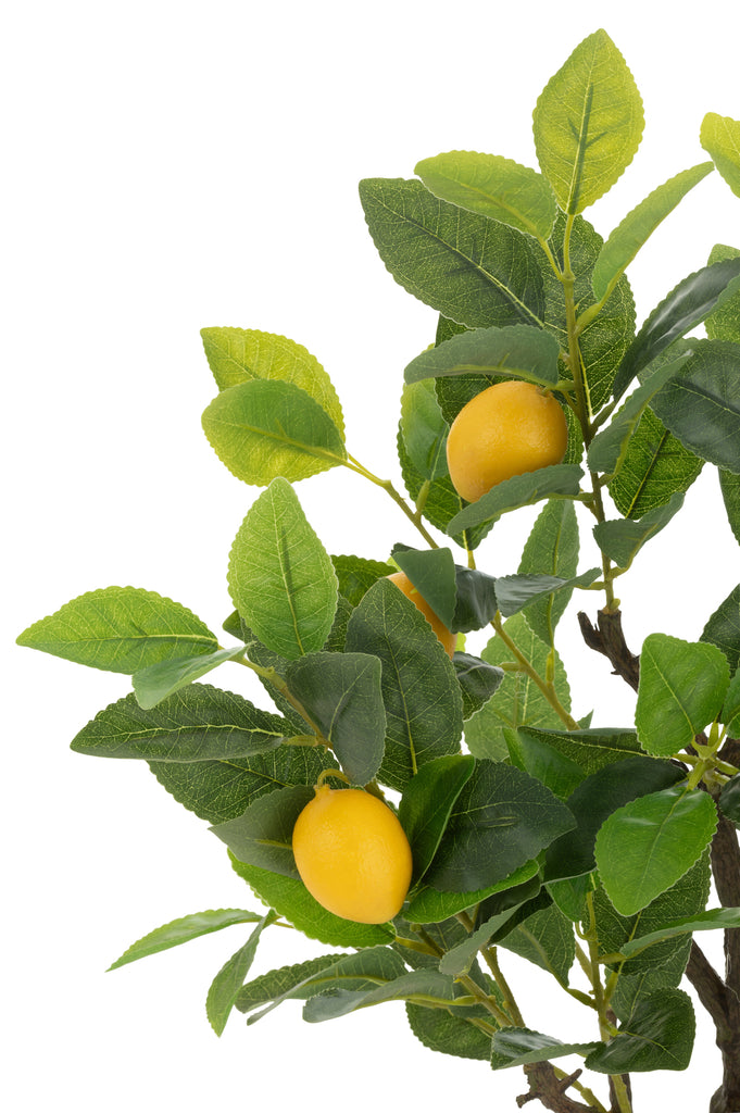 Lemon Tree Pot Artificial Green Small