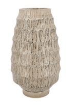 Lima green vase active glaze 24x24x40cm - Luxe zijden bloemen boeket - Kunstbloemen van Sharon Flowers
