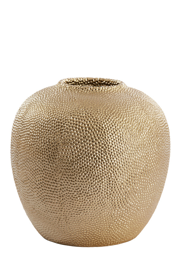 Vase deco 33,5x32,5 cm LIMME gold